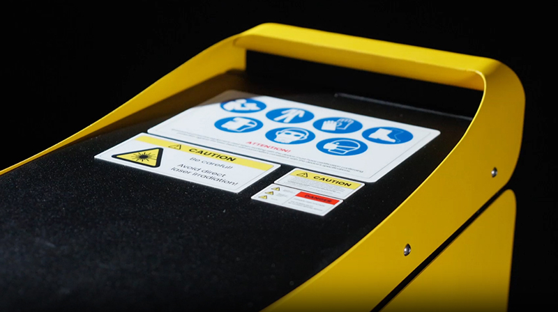 Air-cooled handheld laser cleaning machine